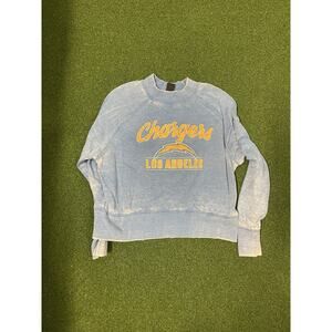 Los Angeles Chargers pullover sweatshirt light blue size XL